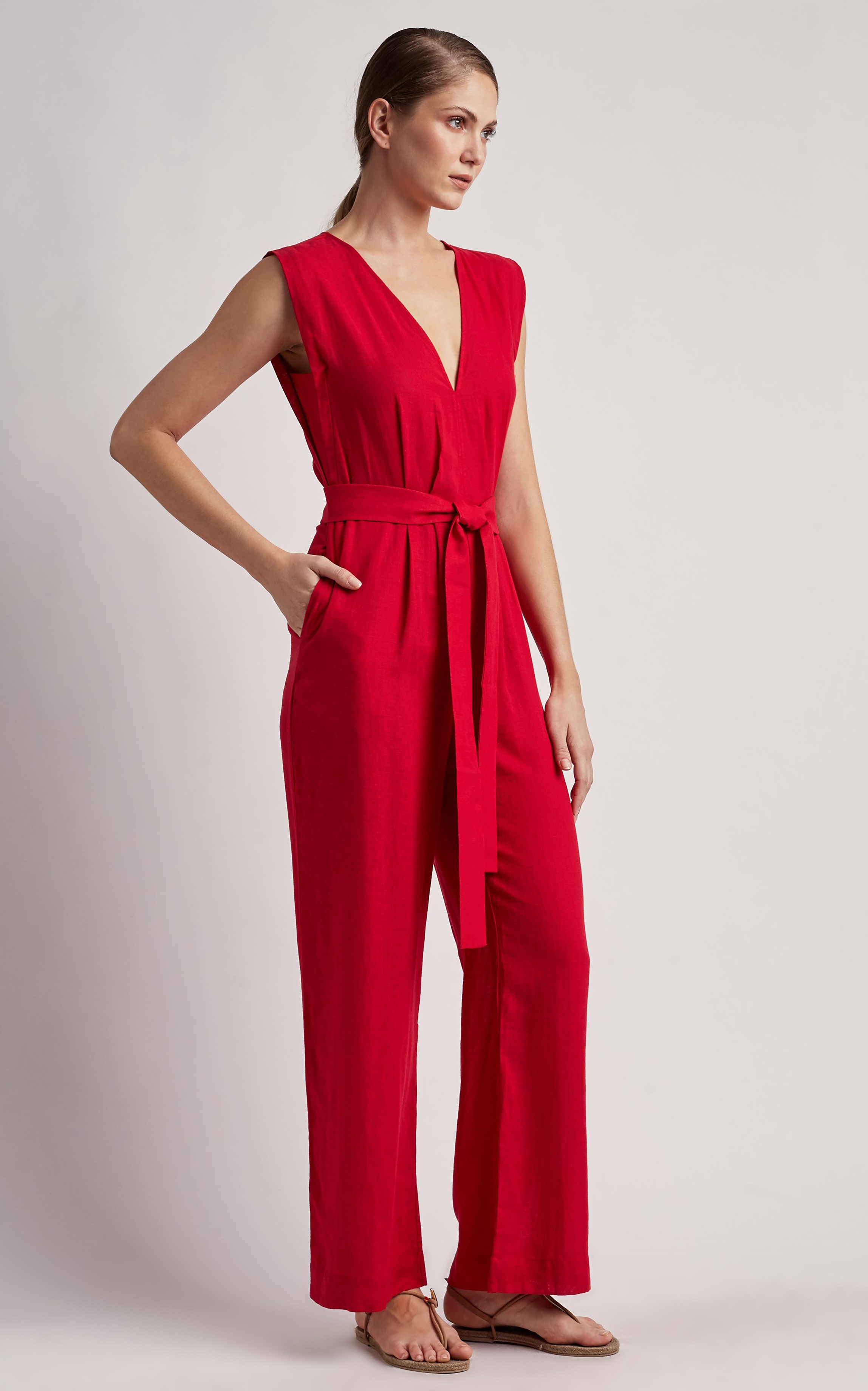 Delhi V Cut Jumpsuit