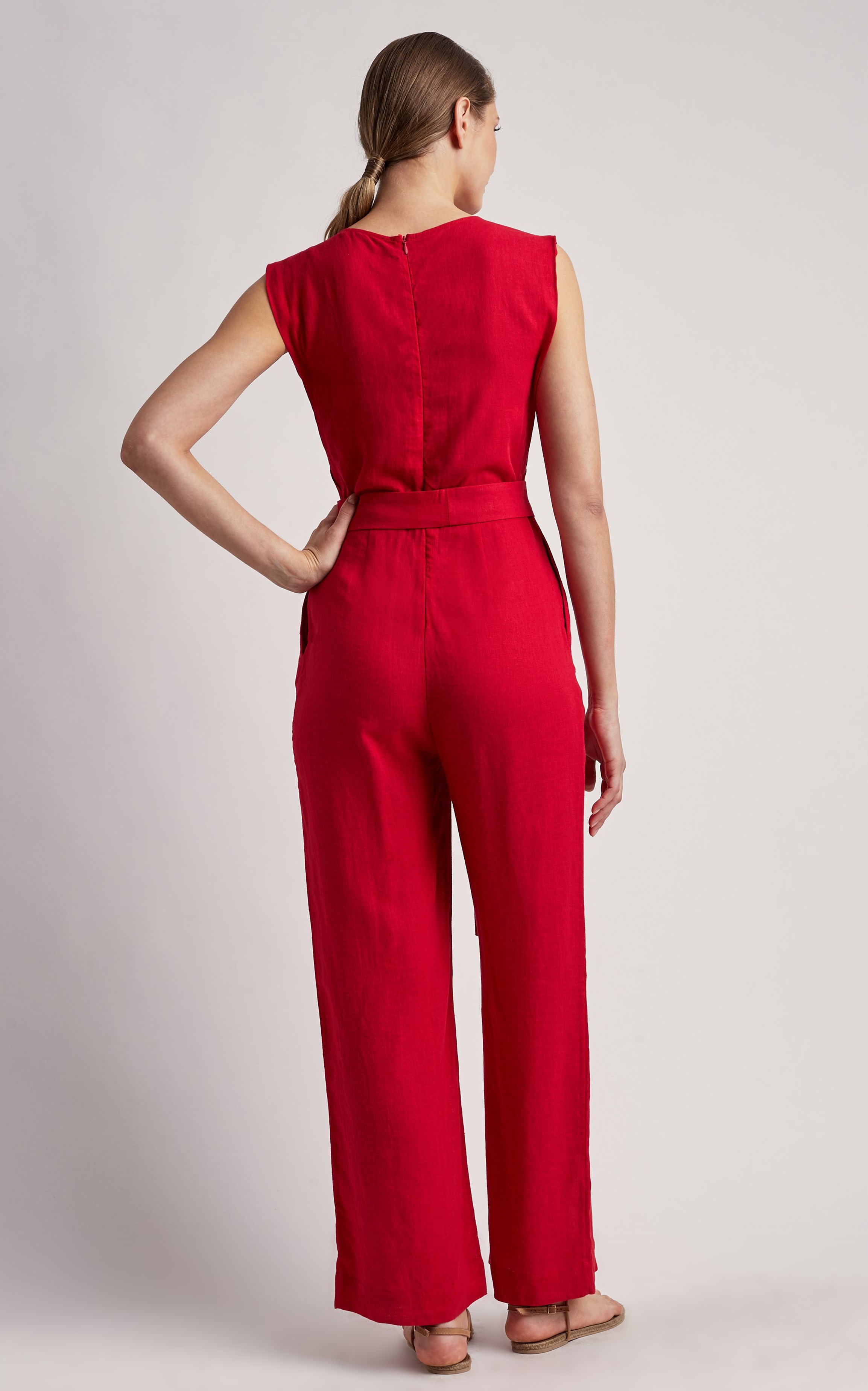 Delhi V Cut Jumpsuit