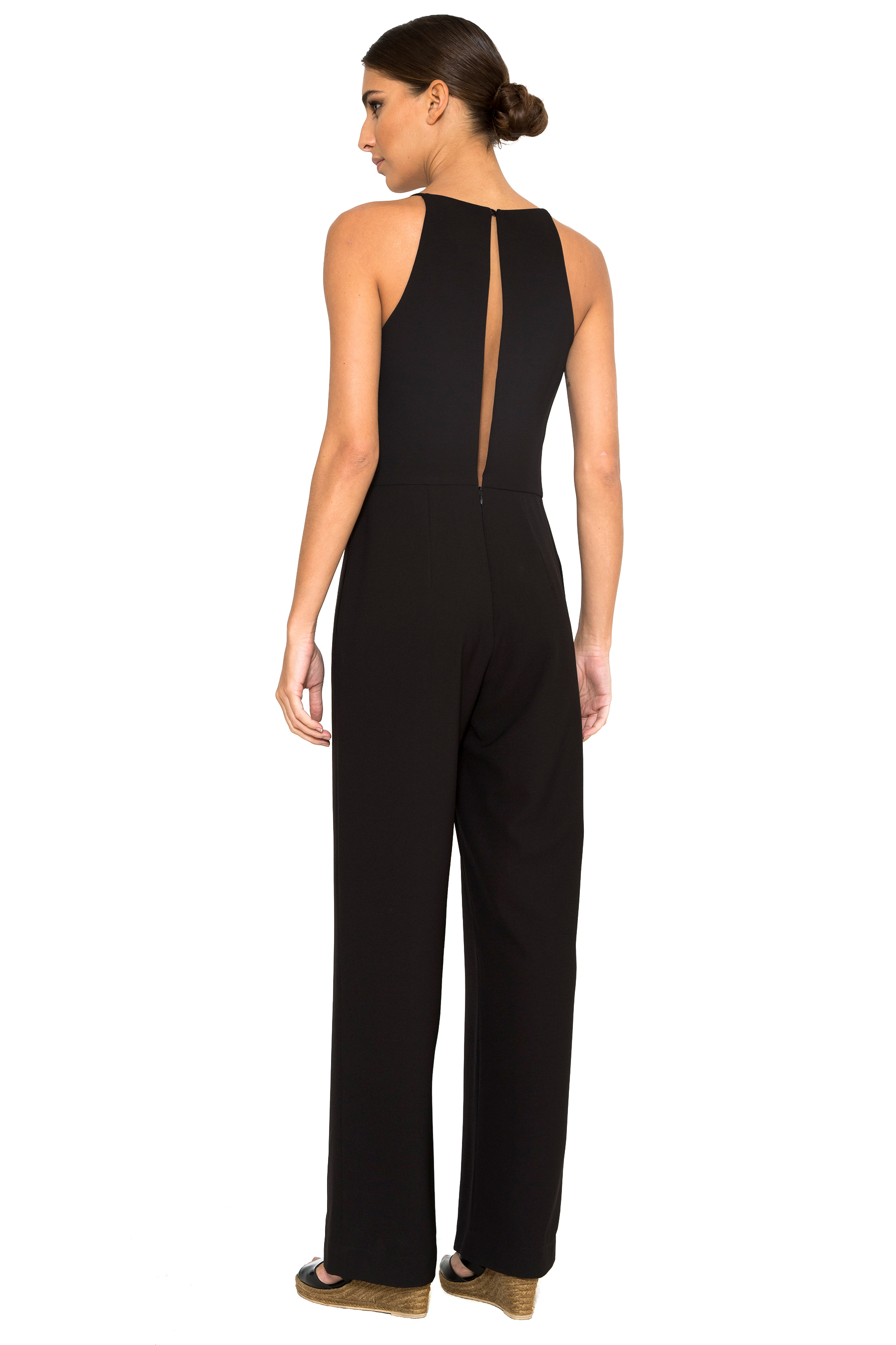 Black V Jumpsuit 