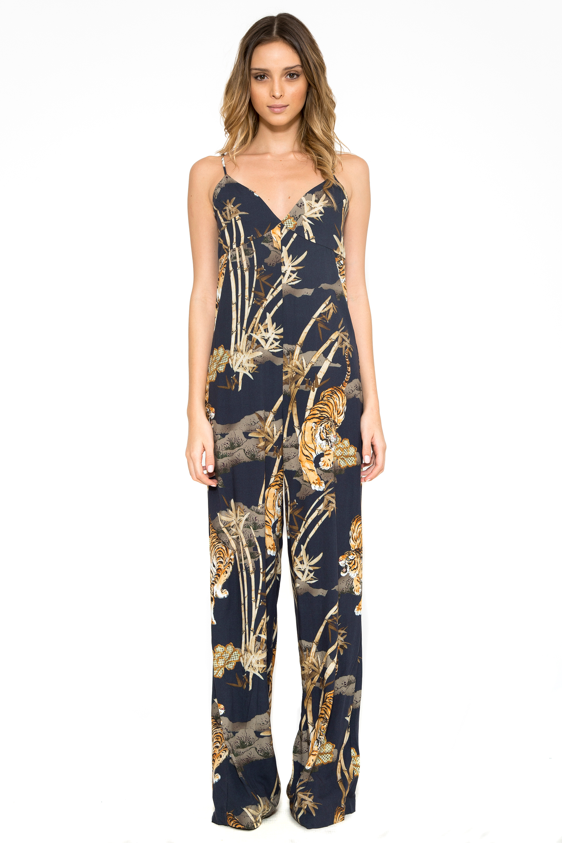 Samurai Printed Basic Jumpsuit