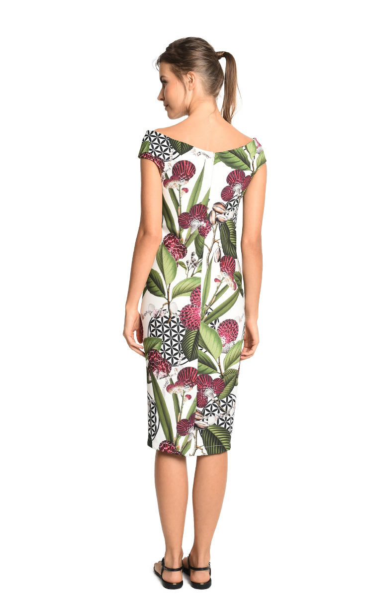 Floral Fidji Jersey Dress