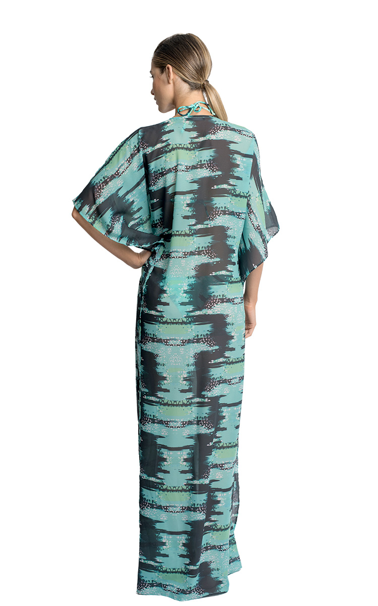 Sea Long Pleat Kaftan 