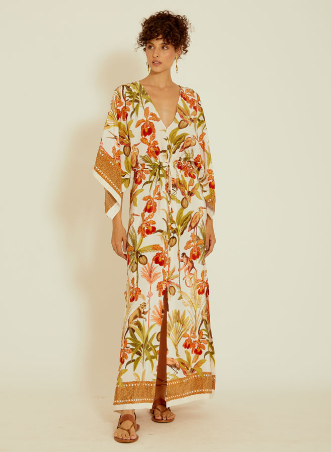 Ubud Kimono Silk Dress