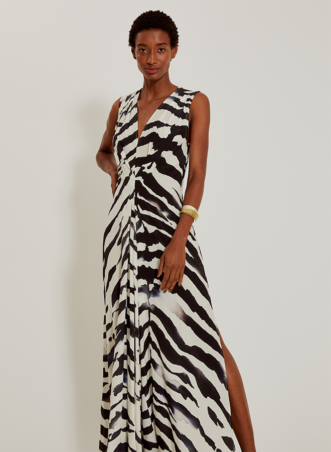 Grevy Premium Pleated Long Dress