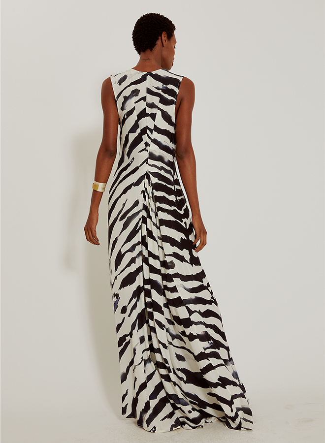 Grevy Premium Pleated Long Dress