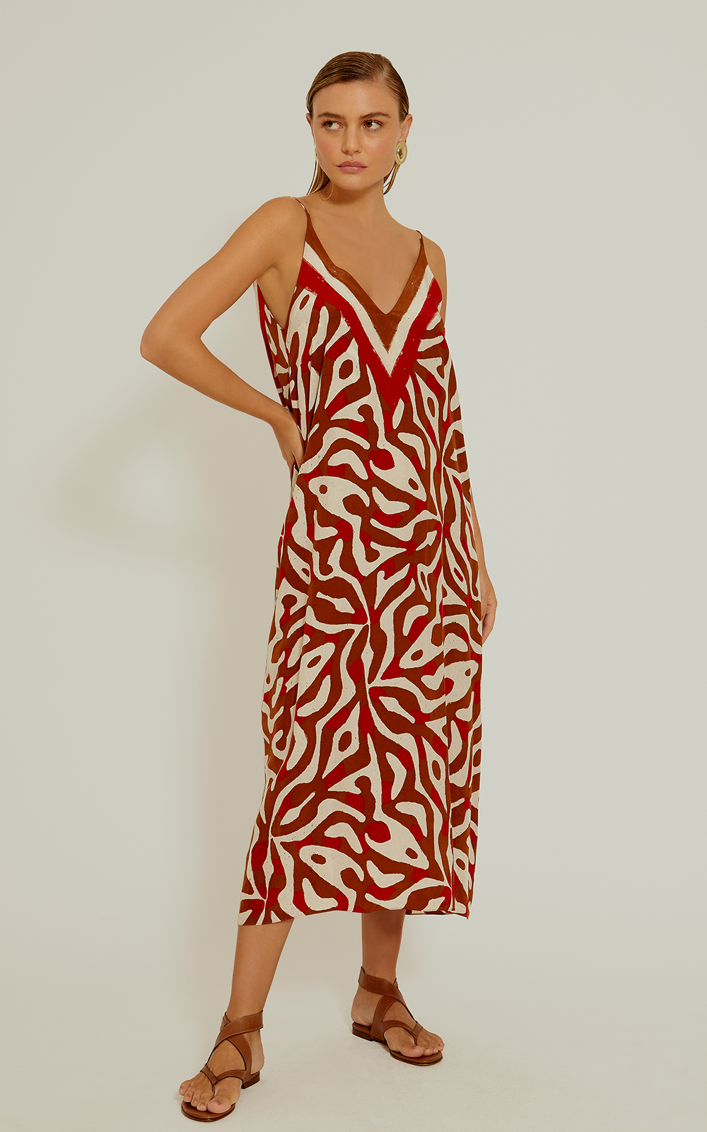 Kalahari V-Neck Premium Dress