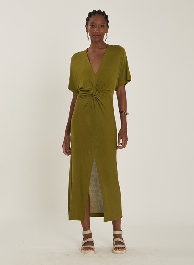 SAGE V-NECK COVER UP