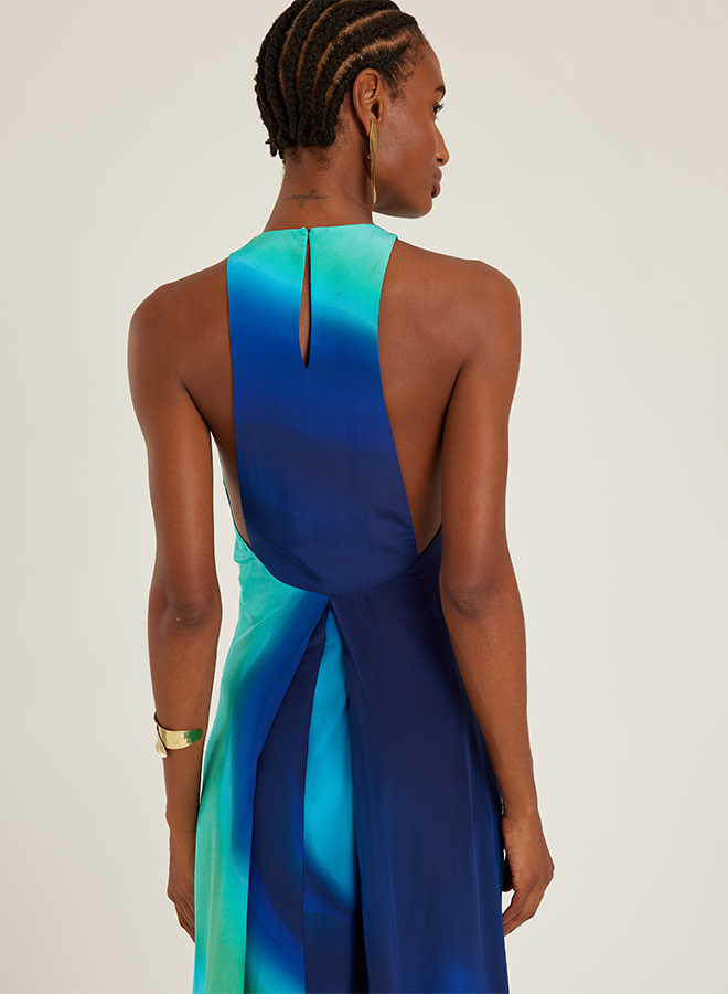 AGATHA BACK NECKLINE DRESS