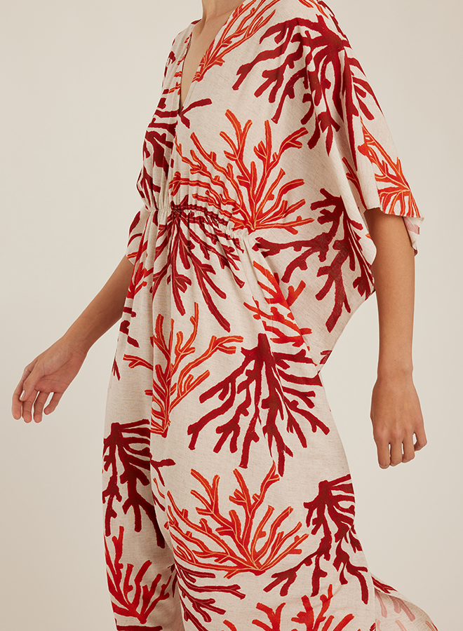 NORONHA CRIMPED KAFTAN