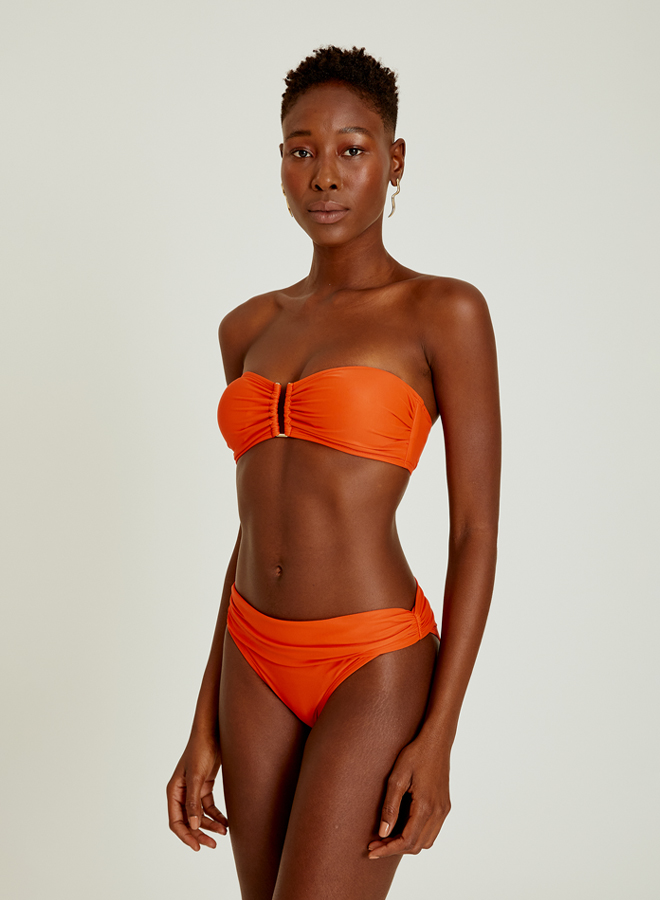 Kinkan Drop Bandeau Hw Ruched Bikini