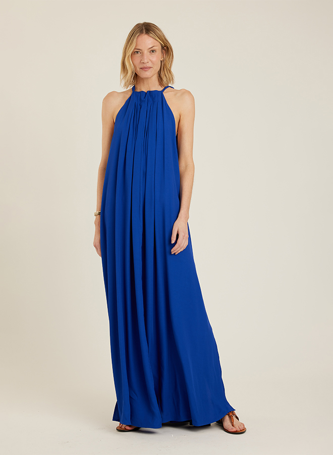 ULTRAMARINE TIED DRESS