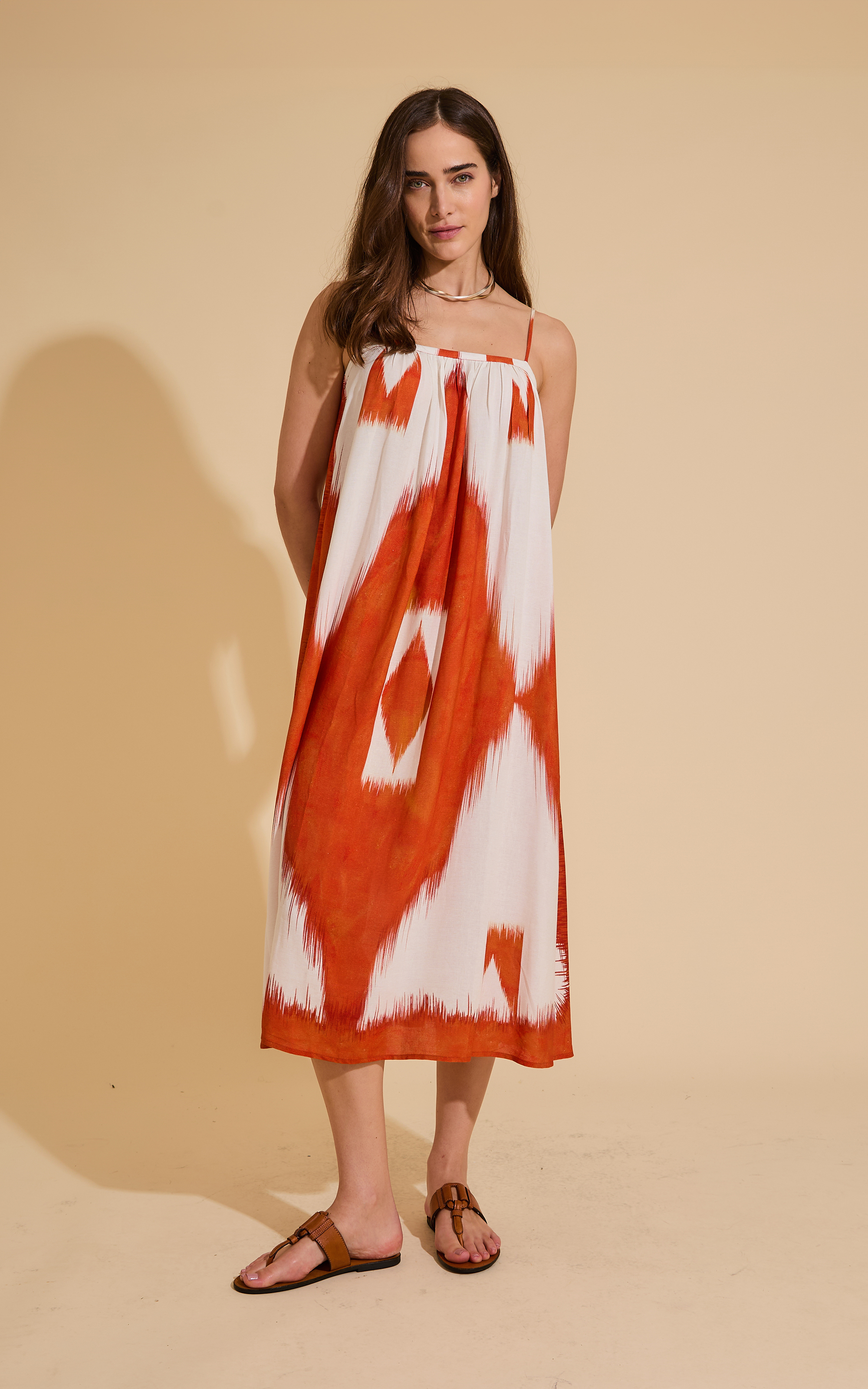 TULUM STRAIGHT NECK DRESS