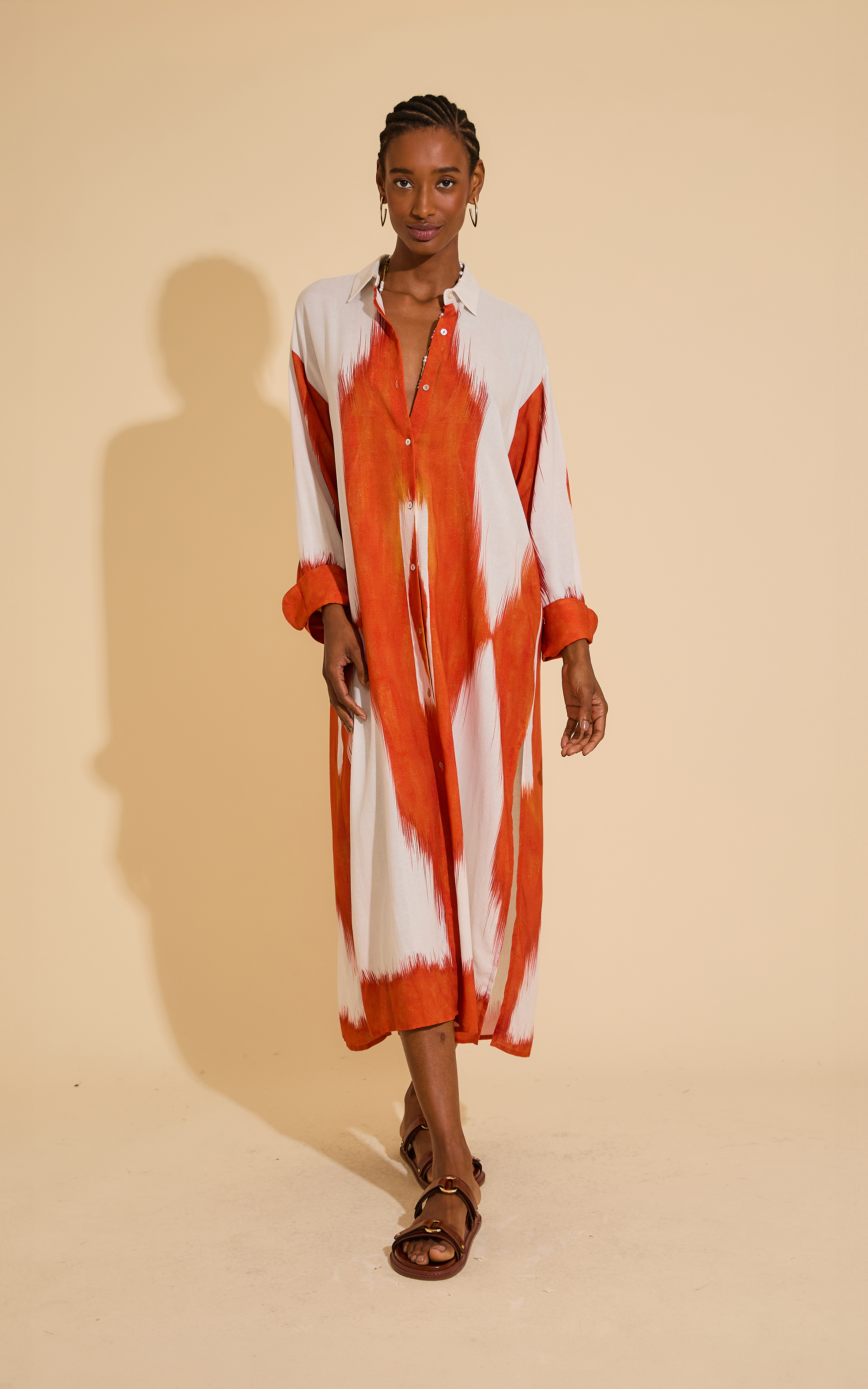TULUM COMFORT BUTTON-UP CHEMISIER