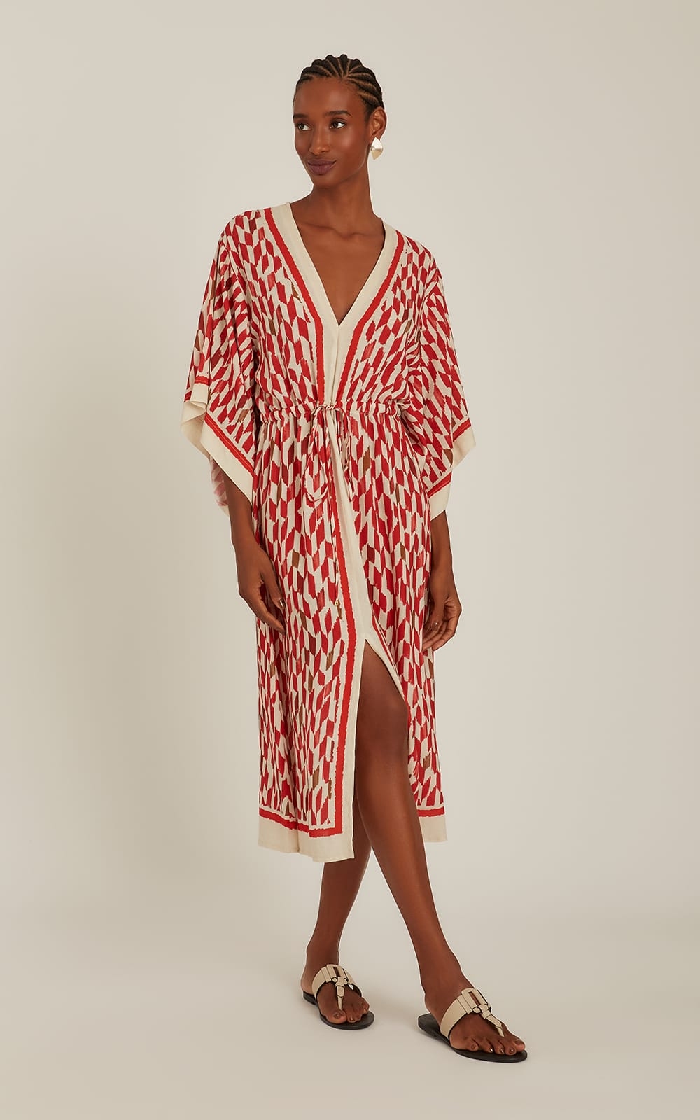 JAIPUR STRAIGHT SLEEVE DRESS