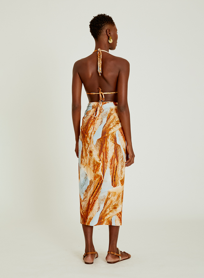 Sarong knot dress new arrivals