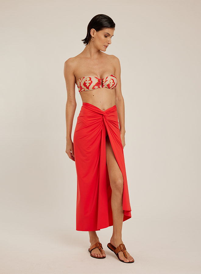 WATERMELON BIO KNOT SARONG