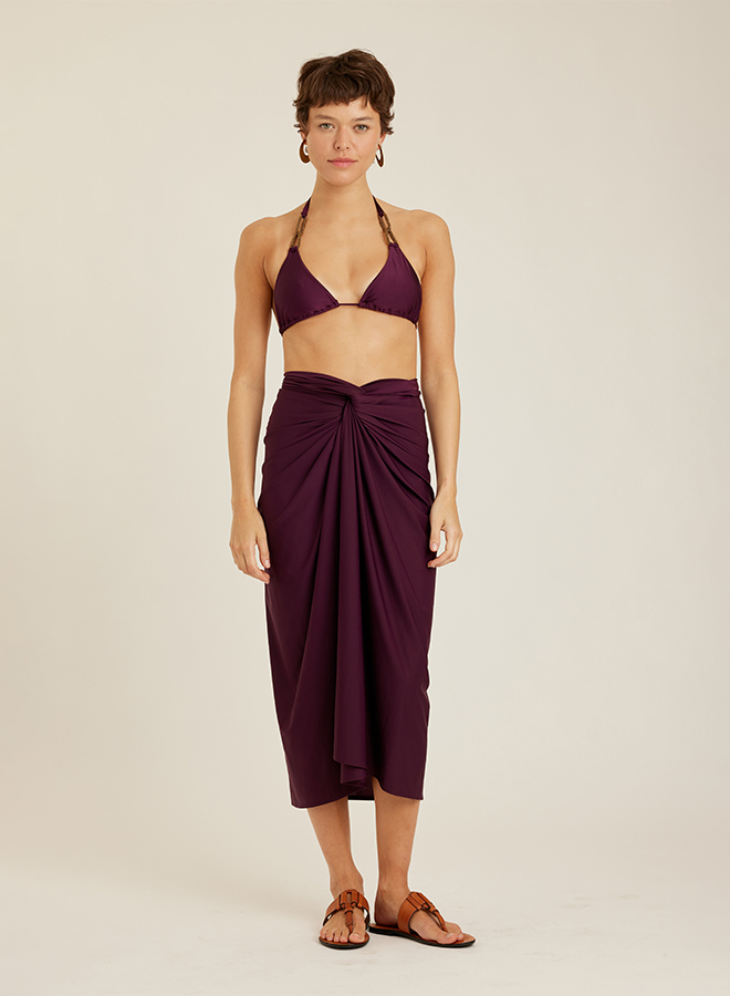 PLUM KNOT SARONG