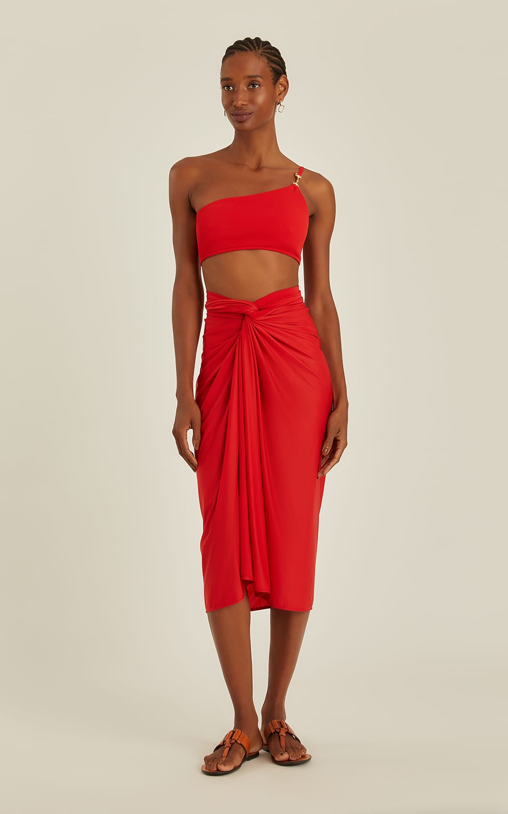 PAPRIKA KNOT SARONG