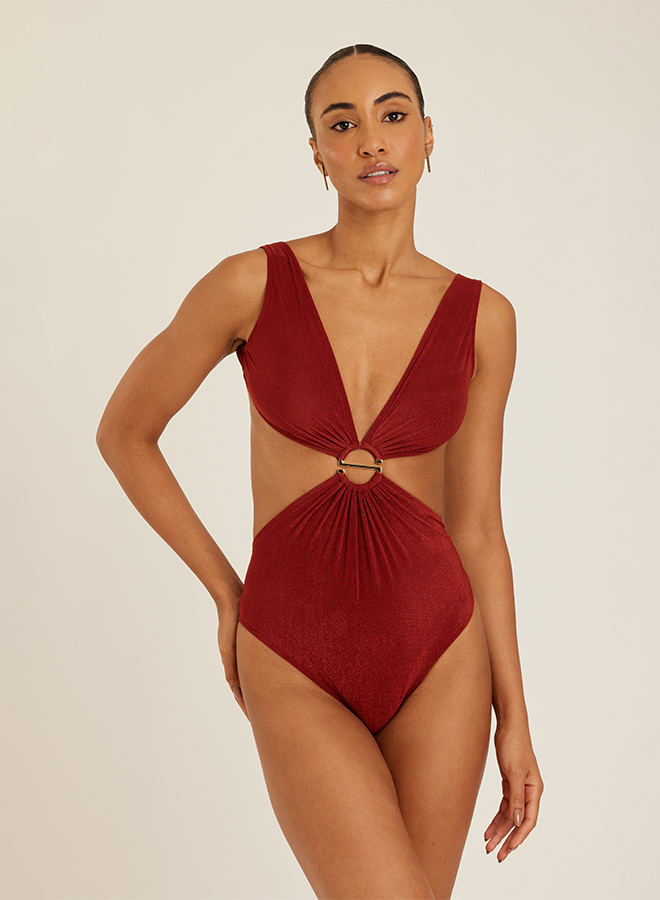 CINNAMON RING SLIT ONE PIECE