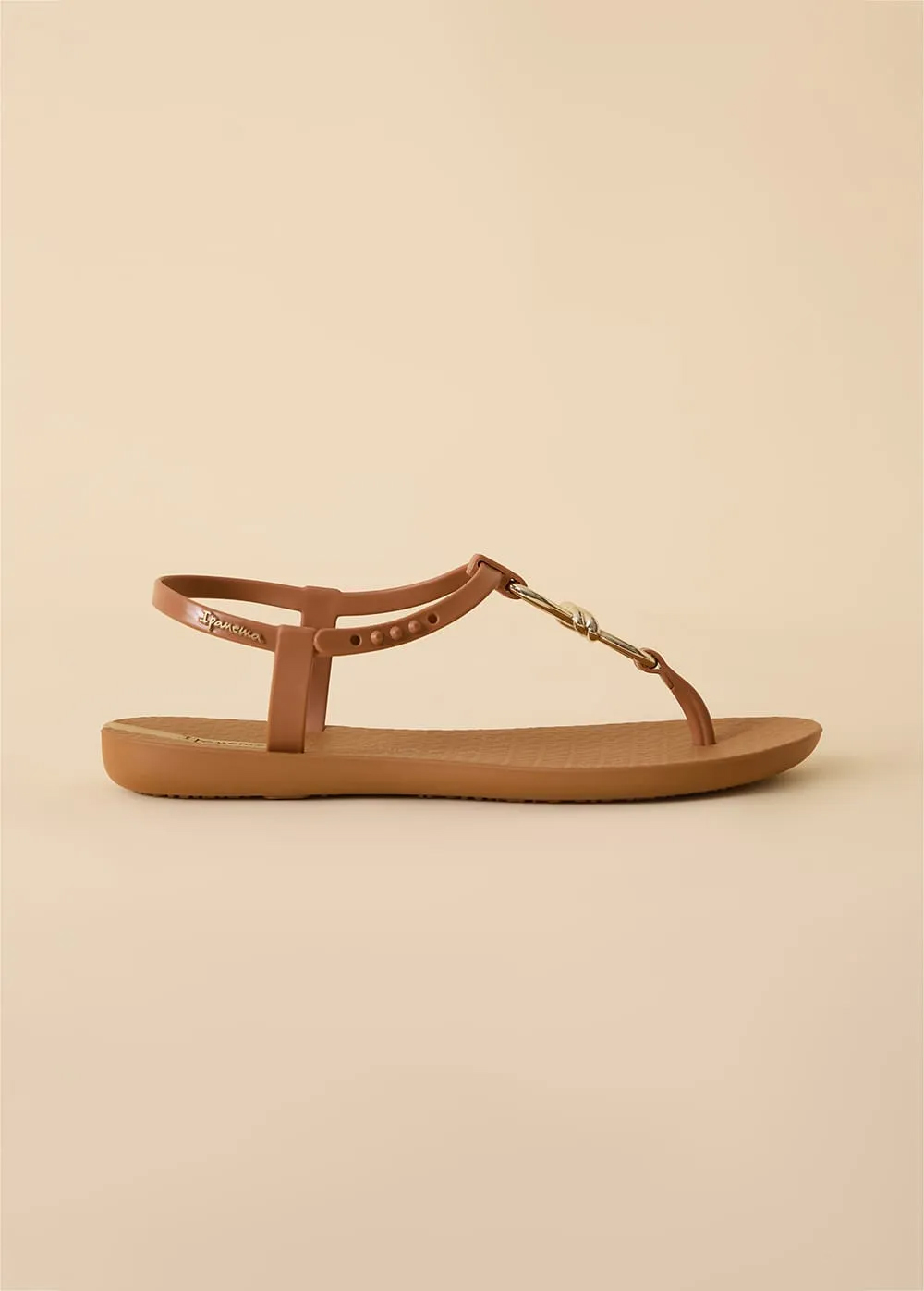 CARAMEL KNOT SANDALS
