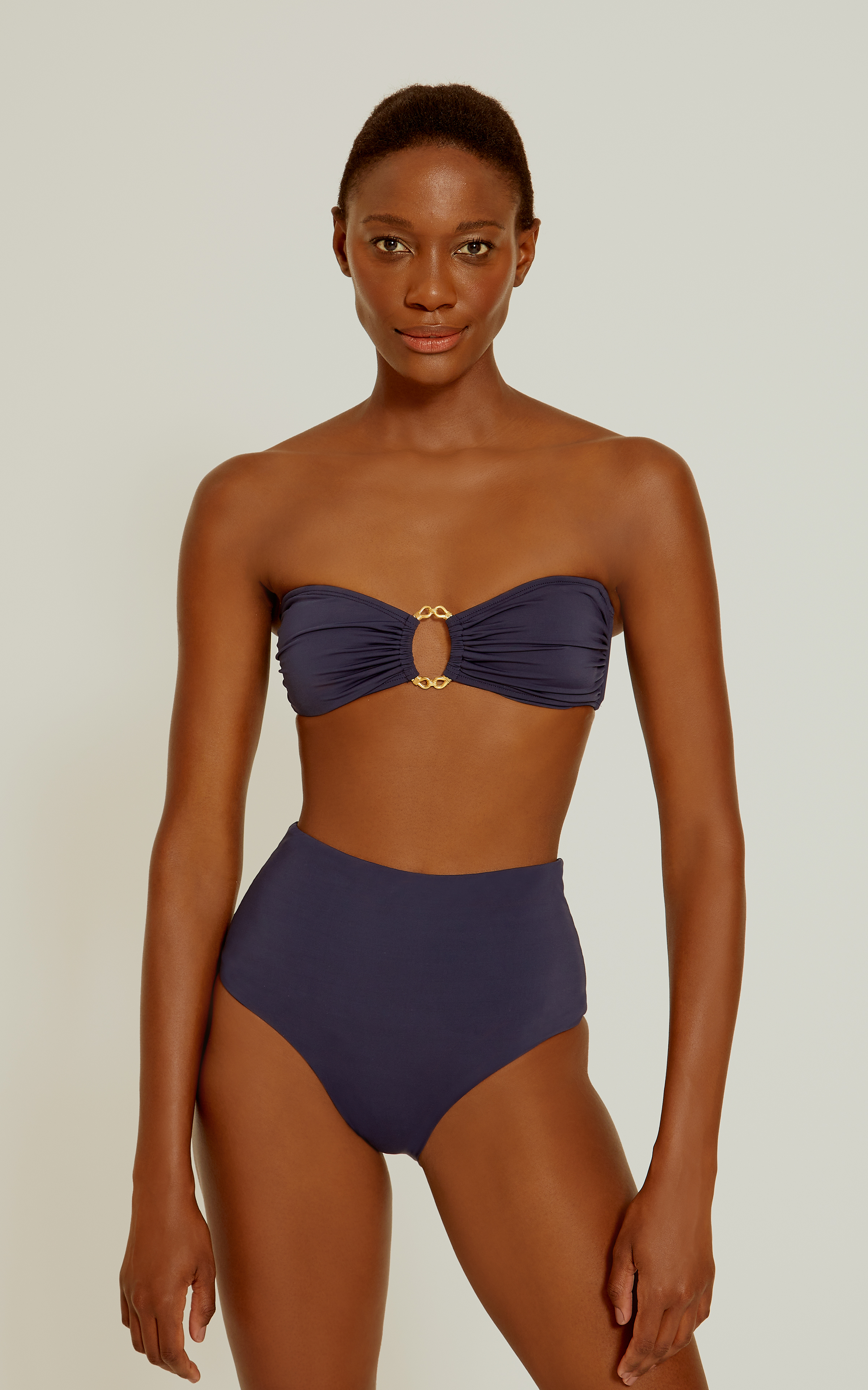 Indigo Blue Ring Bandeau Hw Bikini