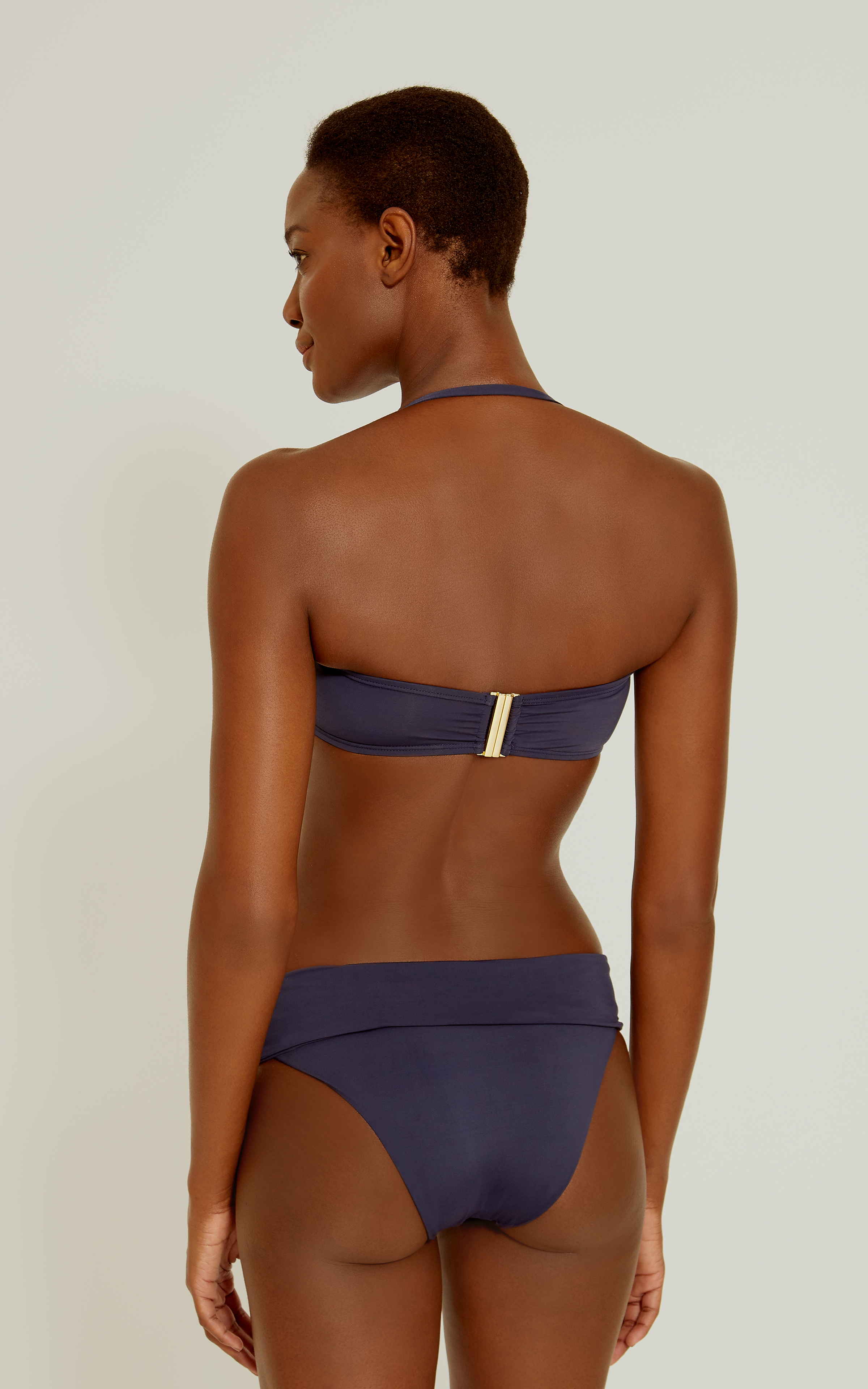 Indigo Blue Ring Bandeau Hw Bikini