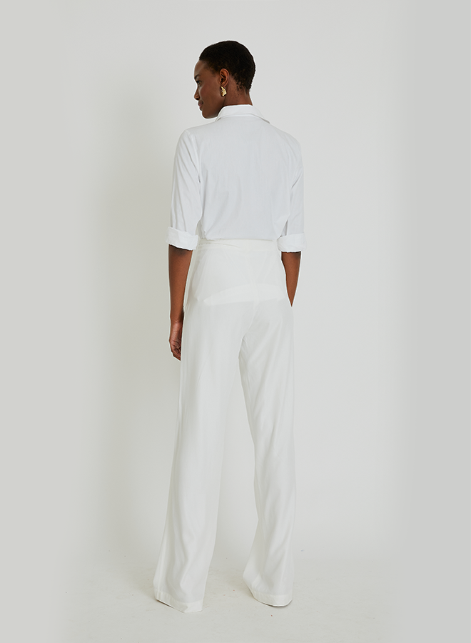 Off White Clean Straight Pants