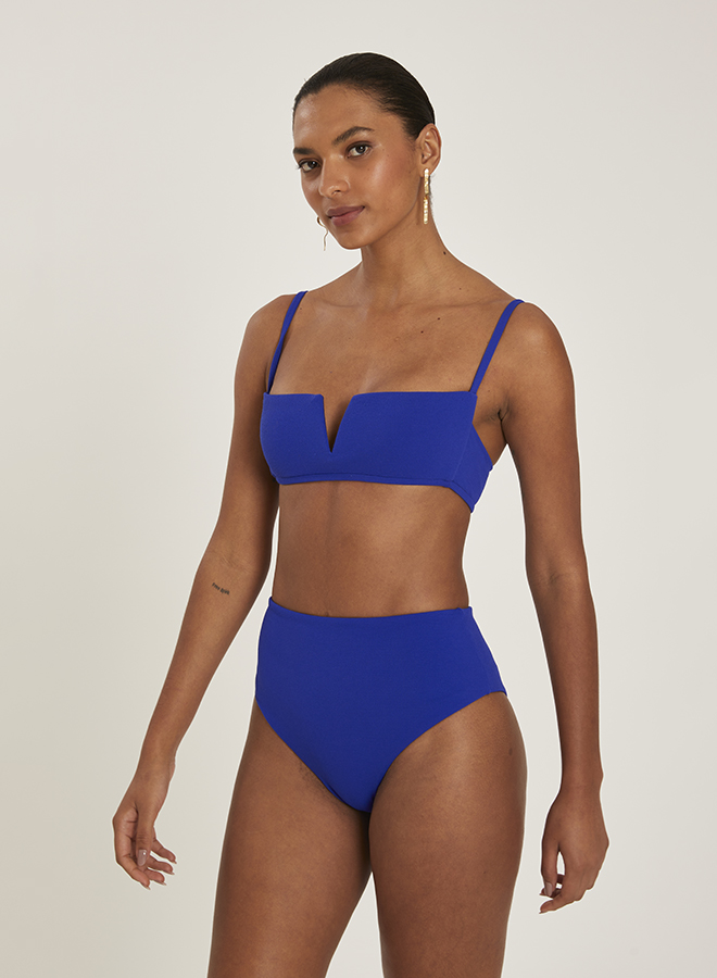 NEPTUNE V SQUARE NECK HIGH LEG BIKINI