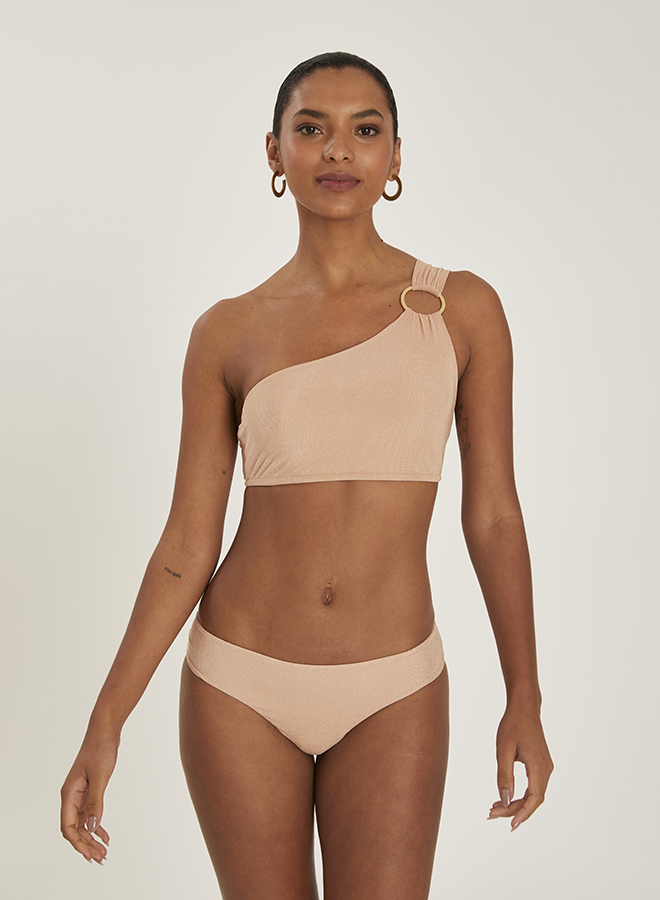 CHAMPAGNE RING SHOULDER MIDI BIKINI