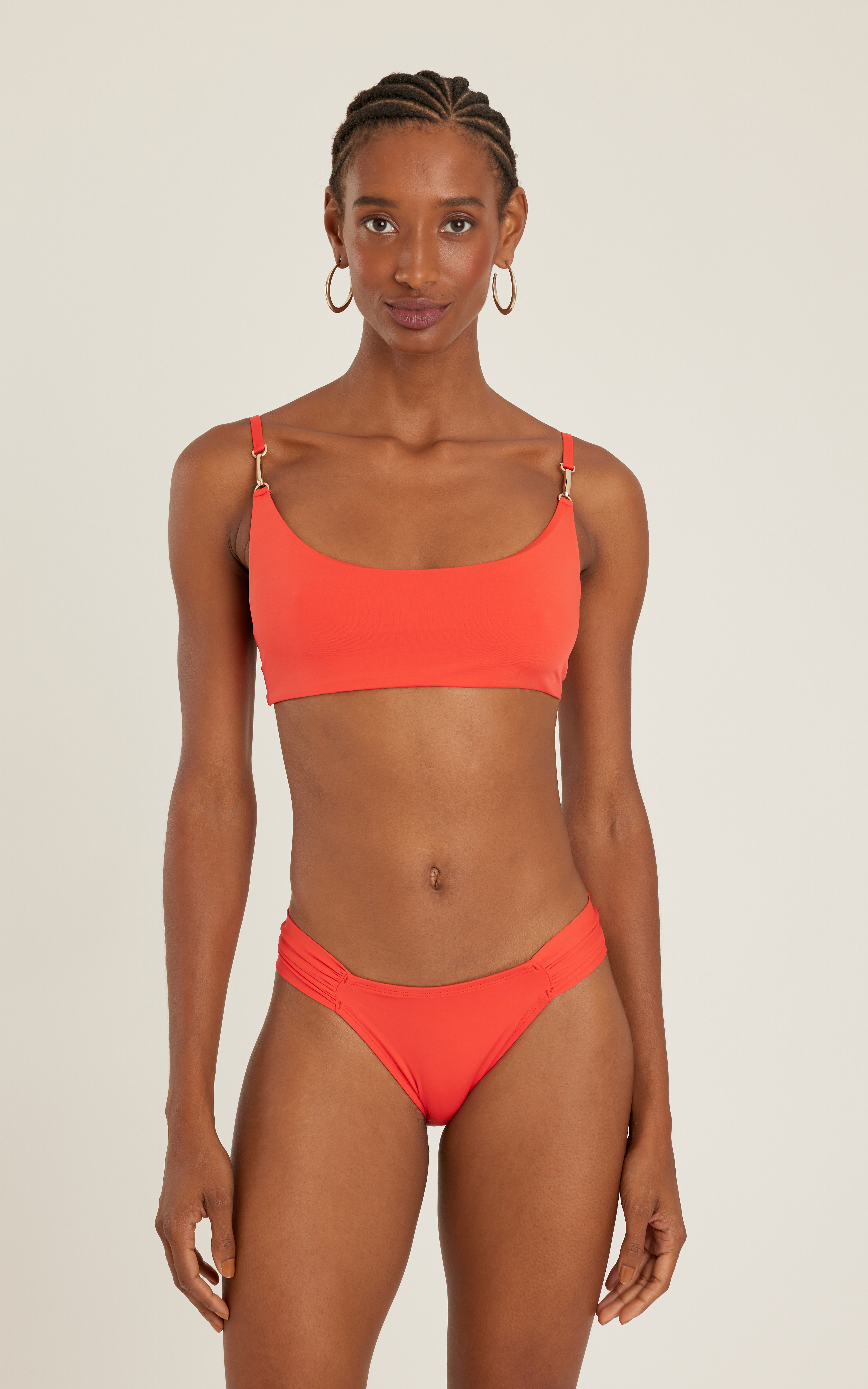 WATERMELON BIO CHAIN TANK DRAPED BIKINI 