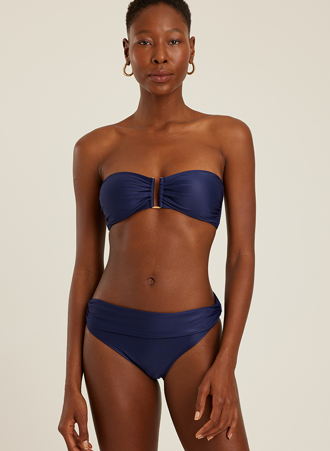 TIDE RECYCLED BANDEAU HIGH WAIST BIKINI