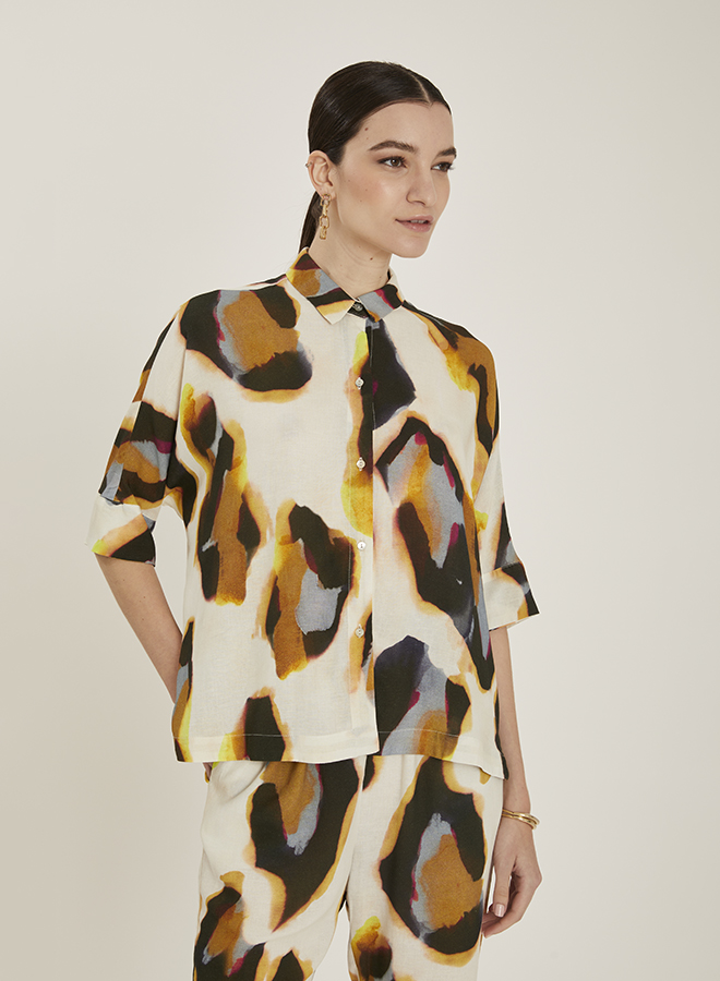 FAUNA CROPPED WIDE SHIRT