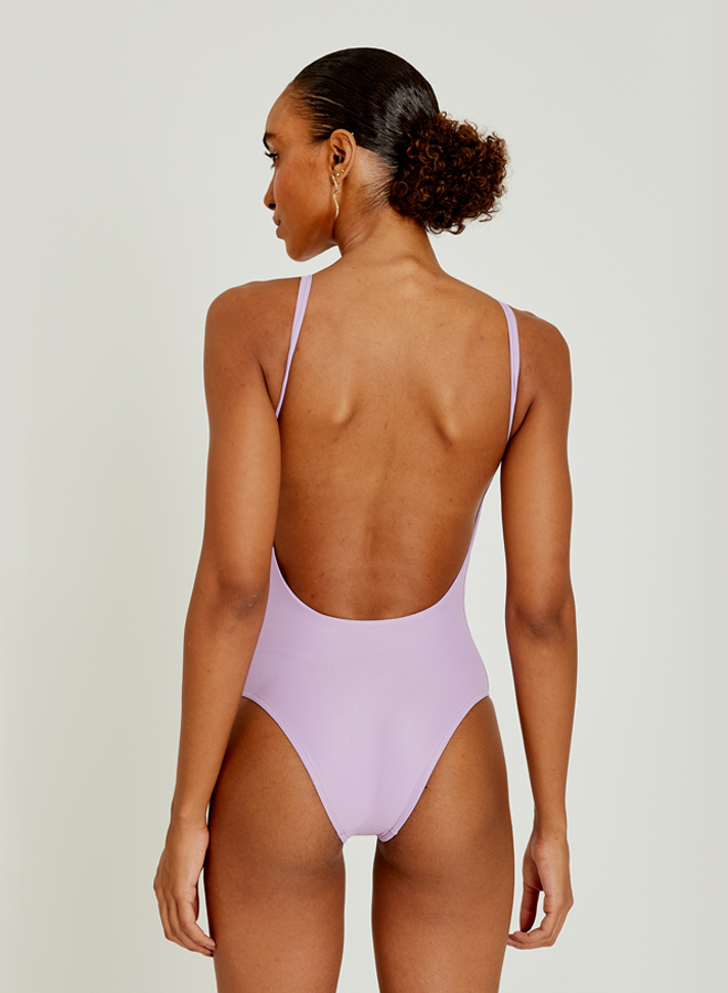 Dahlia High Neck Ruched One Piece