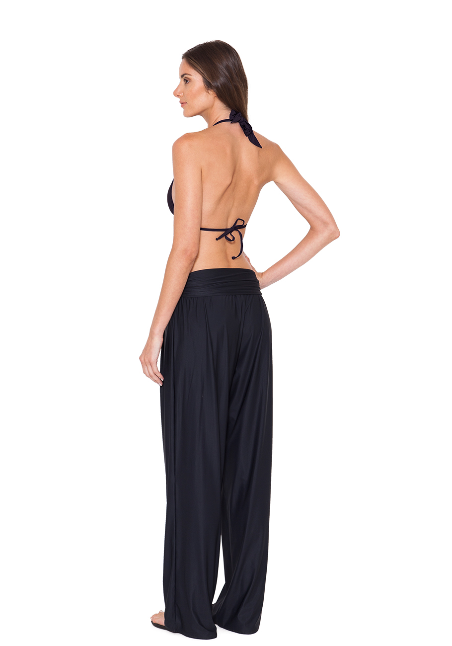 Black Pleated Touch Pants 