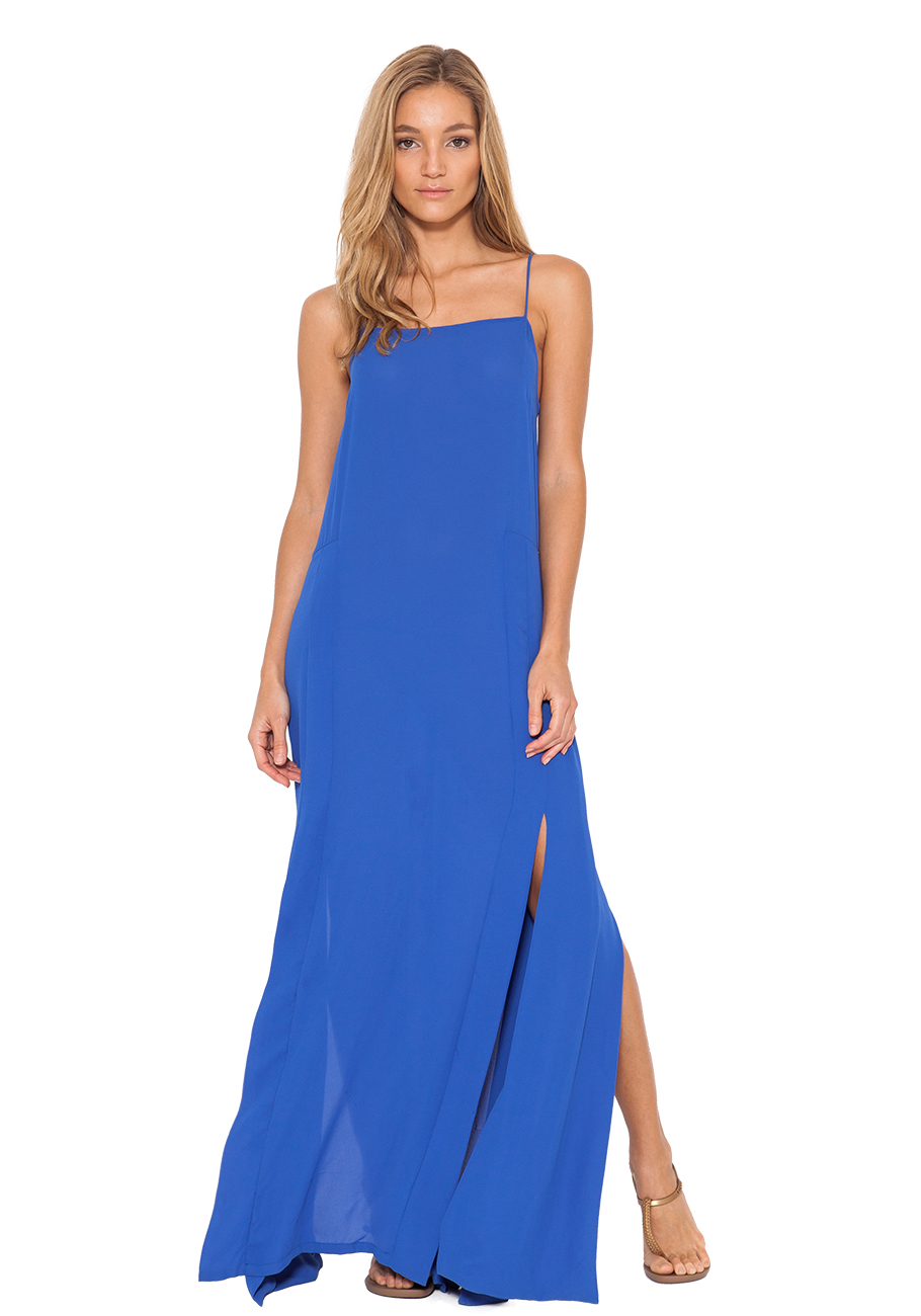 Orchid Double Slit Dress 
