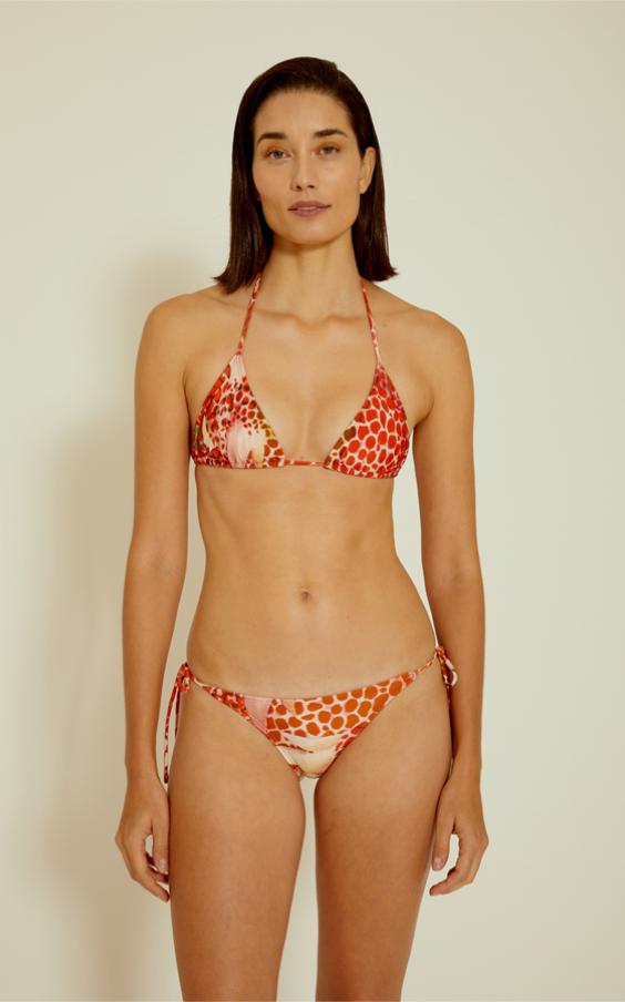 Artsy Crab String Halter Bikini