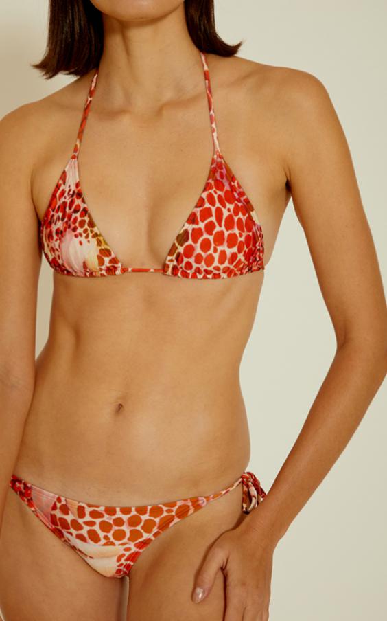 Artsy Crab String Halter Bikini