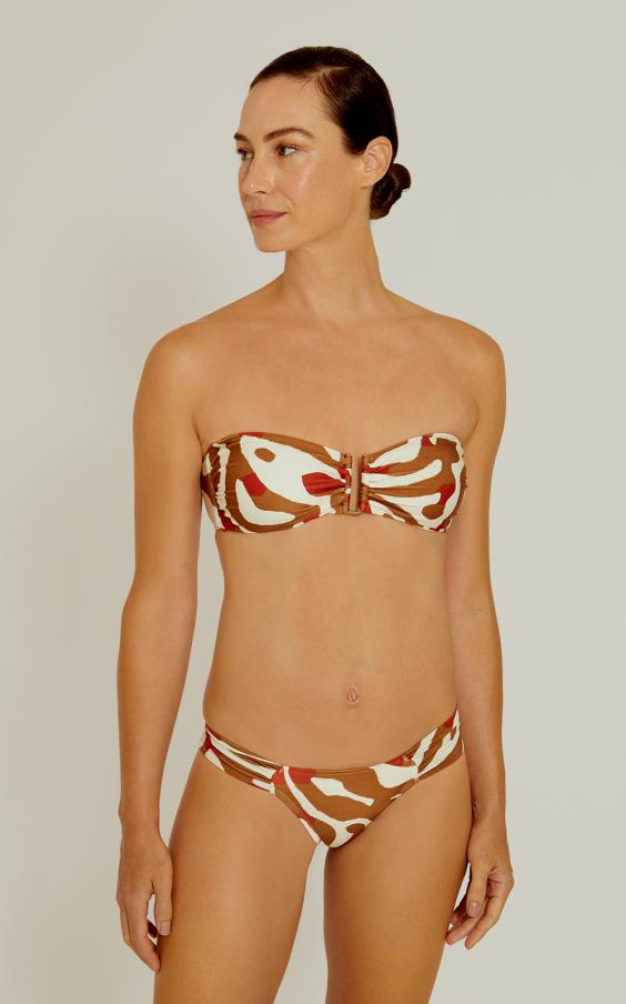 Kalahari Drop Bandeau Draped Bikini