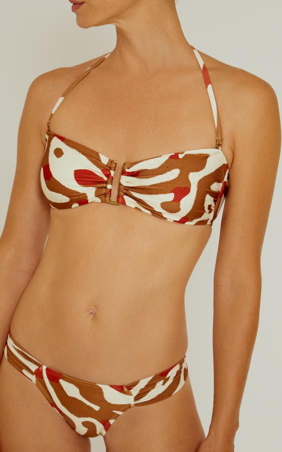 Kalahari Drop Bandeau Draped Bikini