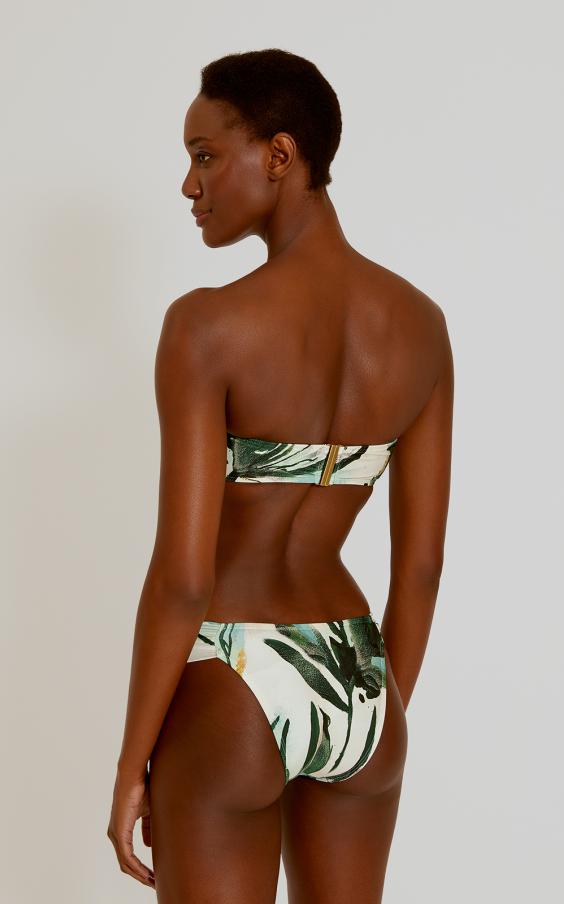 Zaire Drop Bandeau Draped Bikini