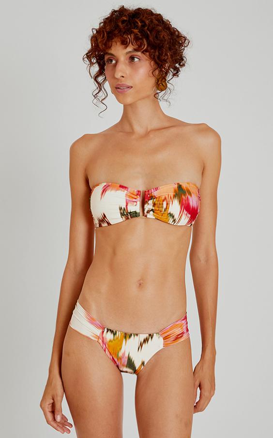 ARAL DROP BANDEAU DRAPED BIKINI