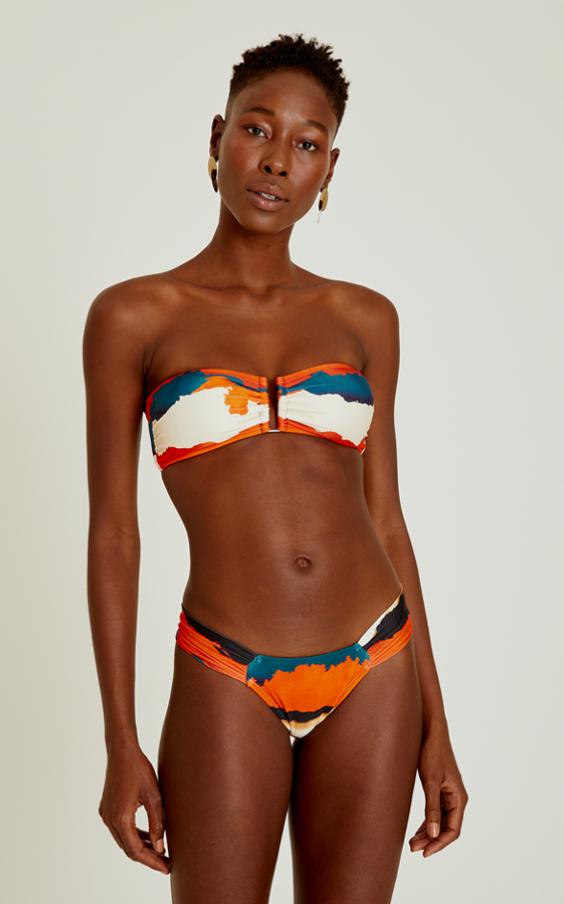 Horizon Drop Bandeau Draped Bikini