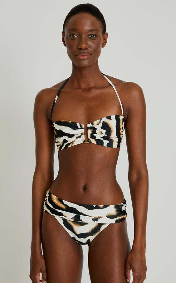Malawi Drop Bandeau Hw Ruched Bikini