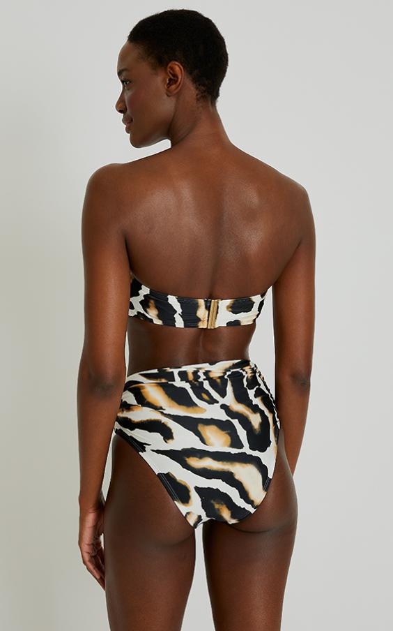 Malawi Drop Bandeau Hw Ruched Bikini