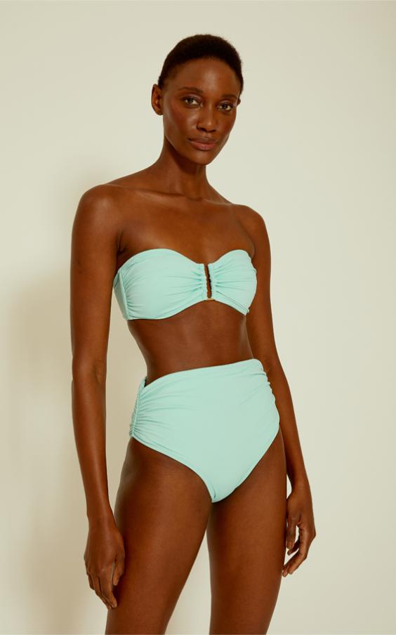 Ciel Drop Bandeau Hw Ruched Bikini