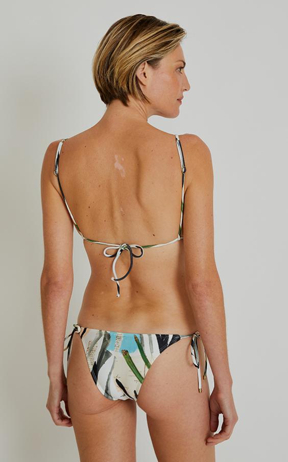 Parchment Long Halter New String Bikini