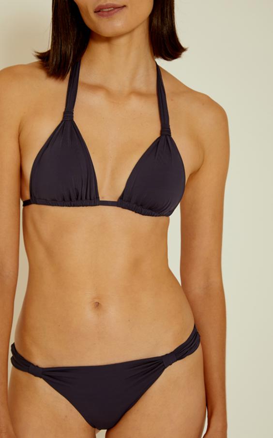 Indigo Blue Adjustable Padded Halter Bikini