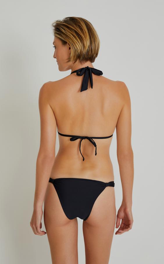 Black Adjustable Halter Bikini