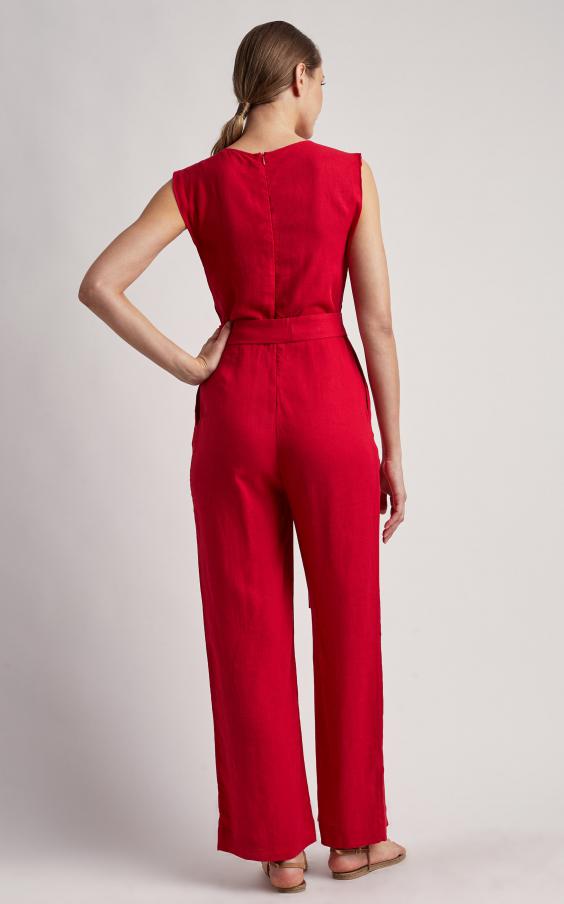 Delhi V Cut Jumpsuit