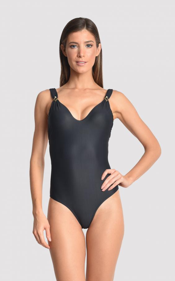 Black Deco Lenny Maillot 